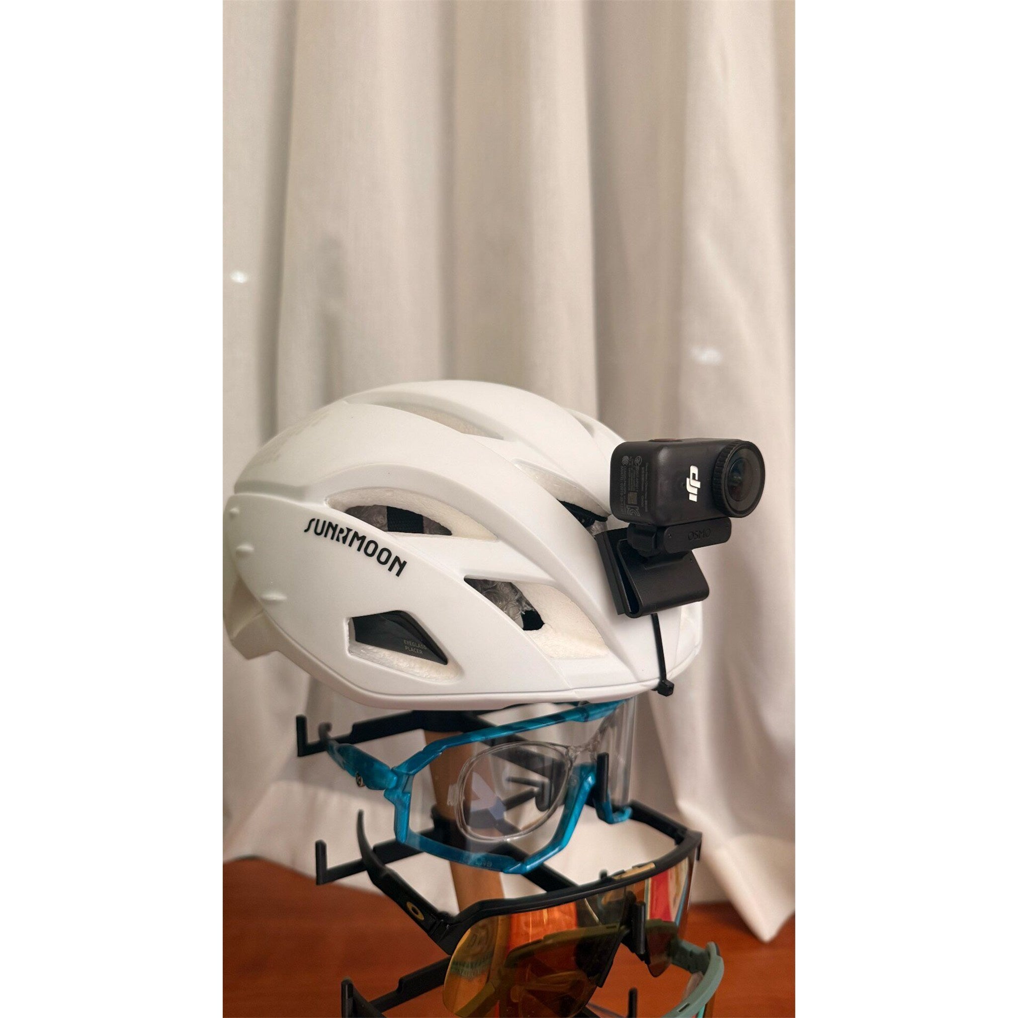 Cycling Helmet Camera Mount for DJI Osmo Nano & Insta360 GO 3S / GO Ultra