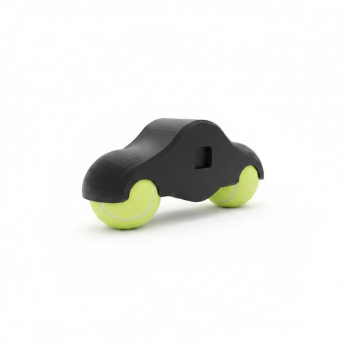 Rocker feet kit for Cycplus T1 / T2 / T3 / T2H / R200 / T7 - printed foot with tennis balls, studio photo