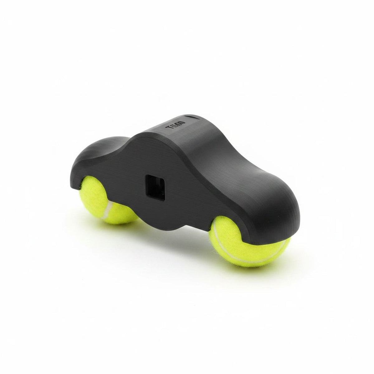 Rocker feet kit for Magene T500 / T300 - printed foot with tennis balls, studio photo